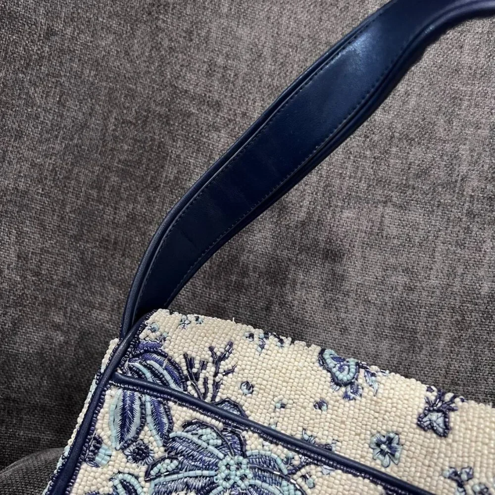 Staud Tommy Beaded Bag Toile de Pup - Picture 14 of 16